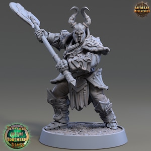 Bertil Draperinn- Human Miniature- Templars of the Northern Lights- Daybreak- D&D 5e- Dungeons and Dragons- Fantasy RPG Tabletop Games