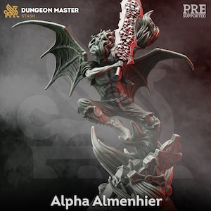 Alpha Vampire Miniature - Almenhier - Blood from Stone - DM Stash - D&D 5e - Dungeons and Dragons - Pathfinder - Fantasy RPG Tabletop Games