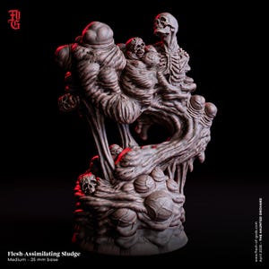 Flesh-Assimilating Sludge Miniature- Haunted Orchard- Flesh of Gods- D&D 5e- Dungeons and Dragons- Pathfinder- Fantasy RPG Tabletop Games