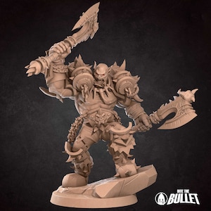 Orc Warrior/Fighter Miniature- Orcs-  Bite the Bullet -  D&D 5e - Dungeons and Dragons - Pathfinder - Fantasy RPG Tabletop Games