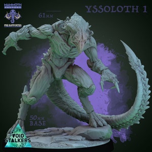 Yssoloth Voidstalker Miniature - Void Stalkers - Mammoth Factory - D&D 5e - Dungeons and Dragons - Pathfinder - Fantasy RPG Tabletop Games