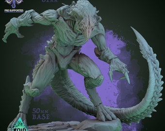 Yssoloth Voidstalker Miniature - Void Stalkers - Mammoth Factory - D&D 5e - Dungeons and Dragons - Pathfinder - Fantasy RPG Tabletop Games