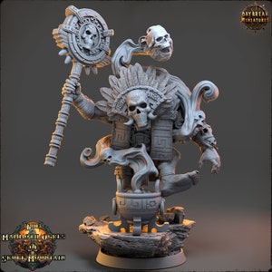 Skull Summoner Paktas Blox- Ogre Miniature- The Mammoth Ogres of Skull Mountain- Daybreak- D&D 5e- Dungeons and Dragons- Fantasy Tabletop