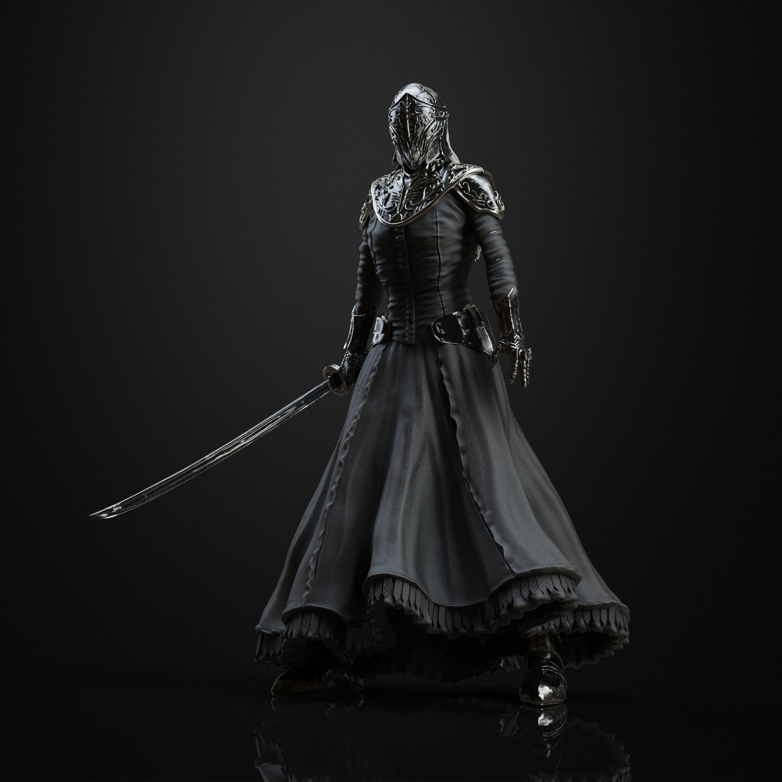 Yuria of Londor Figure Dark Souls Fotis Mint Video Game - Etsy