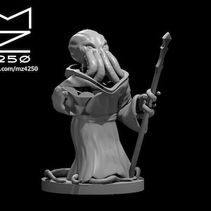 Baketako Wizard Miniature - MZ4250 - D&D 5e - Dungeons and Dragons - Pathfinder - Fantasy RPG Tabletop Games