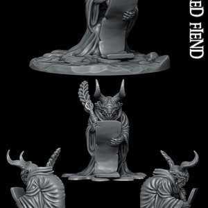 Inked Fiend Miniature - Small Fiend - Rocket Pig Games - D&D 5e - Dungeons and Dragons - Fantasy RPG Tabletop Games - Pathfinder
