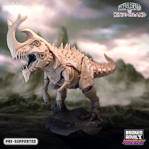 Ironclad Tyranny - T-Rex - Huge Beast Miniature- Beast of Kinjo- Broken Anvil - D&D 5e - Dungeons and Dragons - Tabletop - Fantasy RPG Games