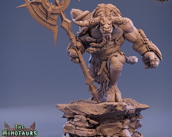 Blotus Gusher - Minotaur Large Monstrosity Miniature - Minotaurs