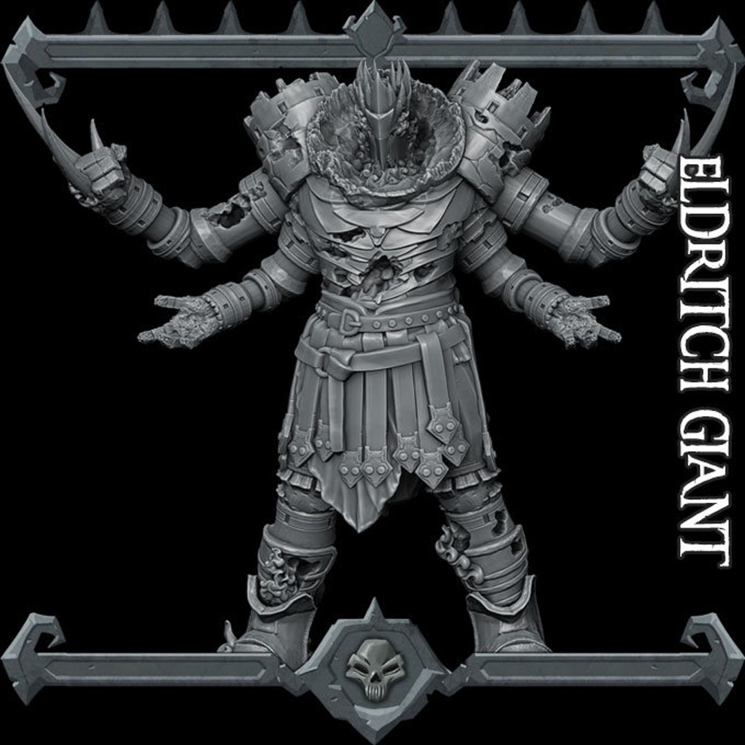 Eldritch Rocketship Eldritch Giant Miniature - Huge Giant - Rocket Pig Games - D&D 5e ...