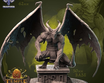 Gargoyle Miniature - Medium Elemental - Temple of Time - Mammoth