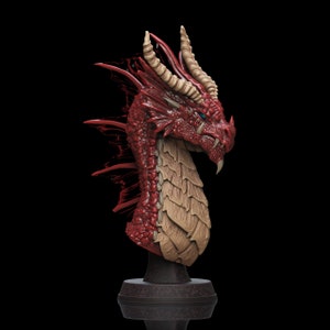 Red Dragon Bust - Fotis MInt -  D&D 5e - Dungeons and Dragons - Pathfinder -Fantasy RPG Tabletop Games