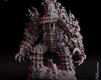 Miniatura de Golem de Mimbre - Descendientes del Diablo - Carne de Dioses - D&D 5e - Dragones y Mazmorras - Pathfinder - Juegos de rol de mesa de fantasía