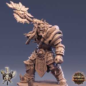 Damma Blacker- Orc Miniature- The Powerbrokers of the Void- Daybreak - D&D 5e - Dungeons and Dragons - Fantasy RPG Tabletop Games
