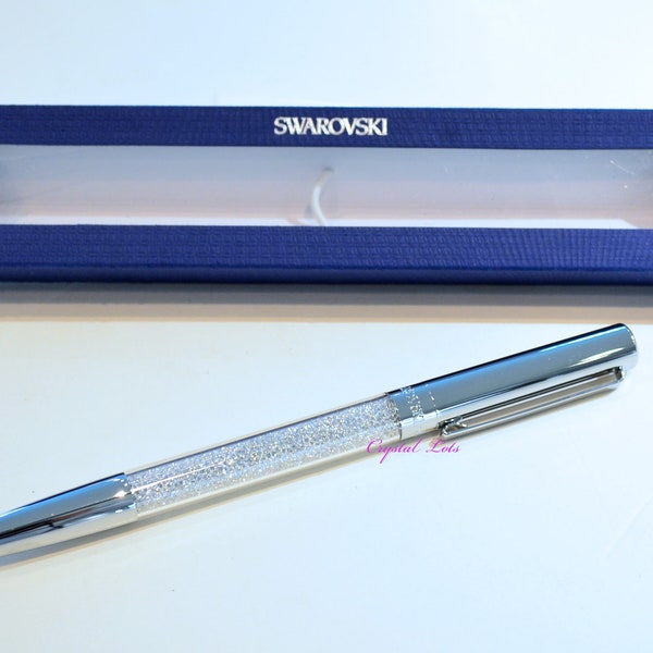 Swarovski Crystalline Stardust White Rollerball Pen Genuine Brand New