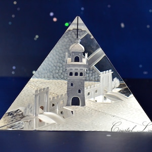 Steinbach Optical Germany Crystal Italian Castle Fortress Architecture Brand New Box
