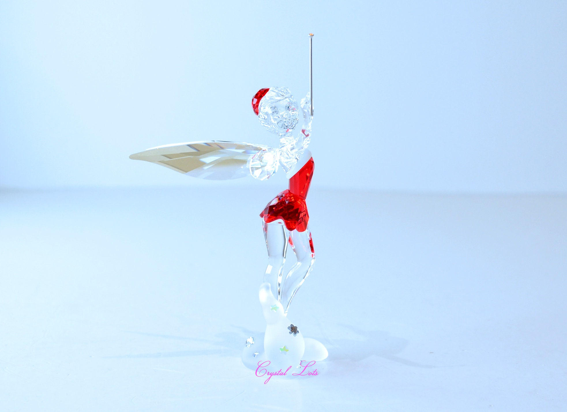 SWAROVSKI - 【SWAROVSKI】2008年Xmas限定品 Disney ティンカーベル スワロフスキー置物専門店 プラネタリウム
