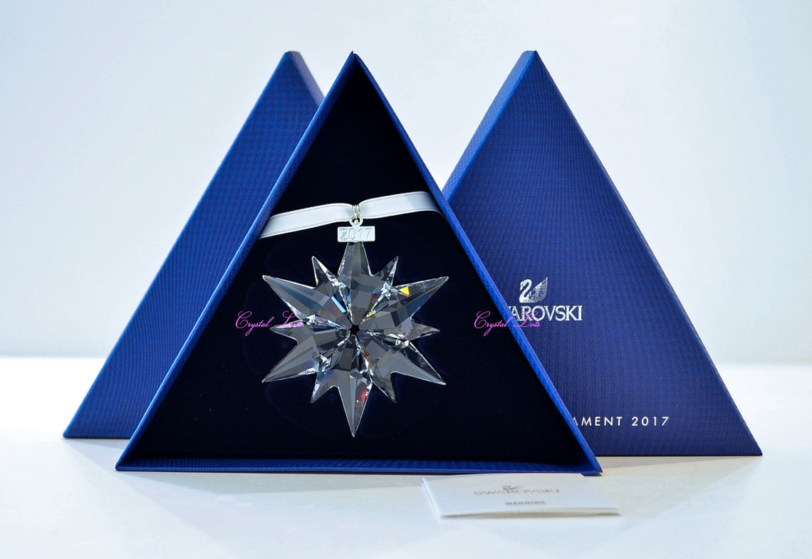 Swarovski 2017 Annual Edition Christmas Ornament Star Etsy