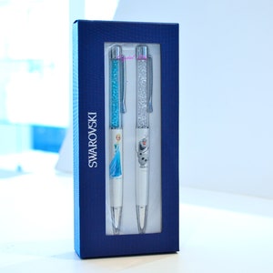 Swarovski Crystalline Lady Ballpoint Pen Frozen Box Set of 2