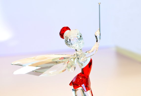 Swarovski Limited Edition Crystal Disney Christmas Red Tinker Bell