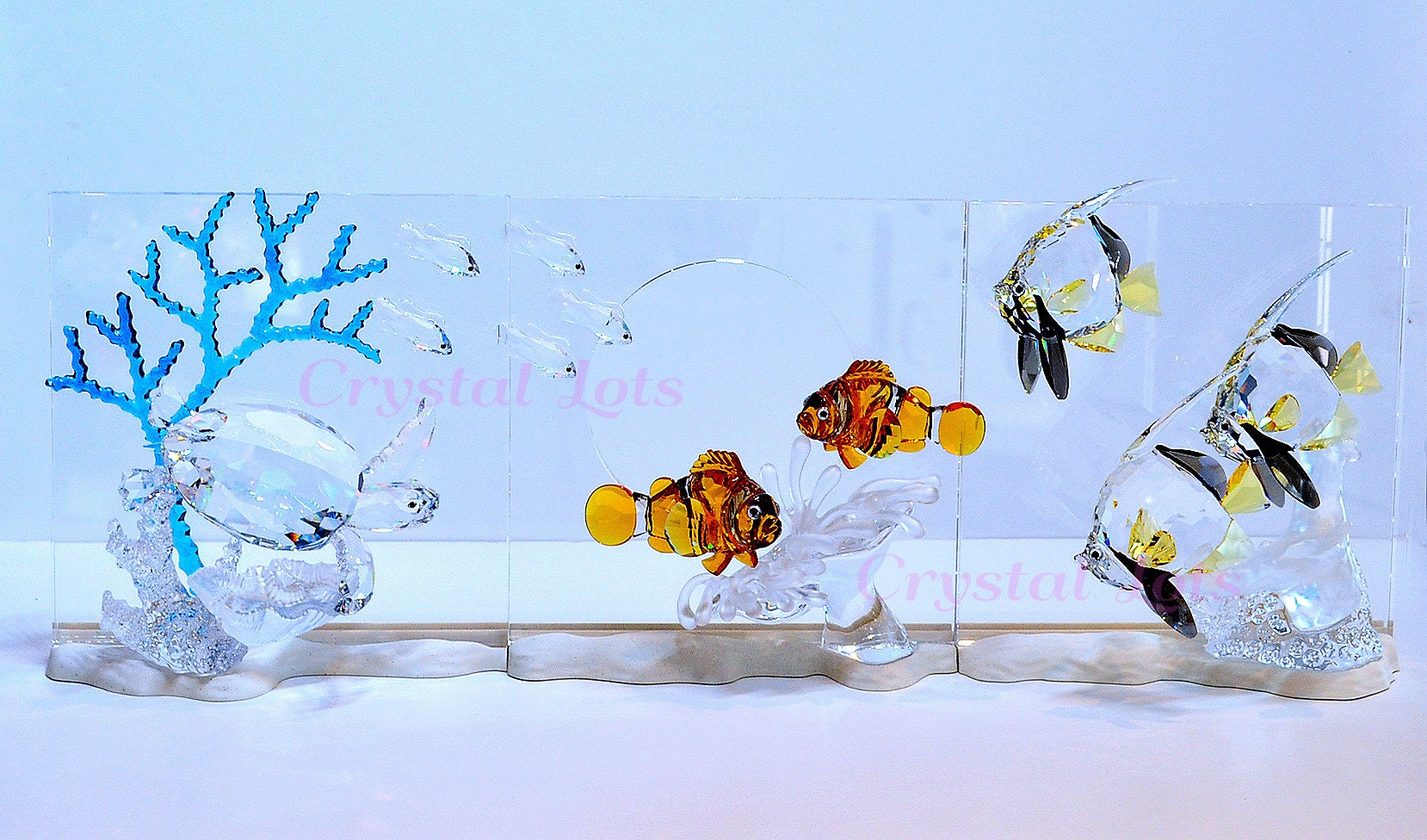 ※訳あり　スワロフスキー ワンダー・オブ・ザ・シー 2007年限定 Swarovski Wonder of the Sea Trilogy 2005 2006 2007 SCS