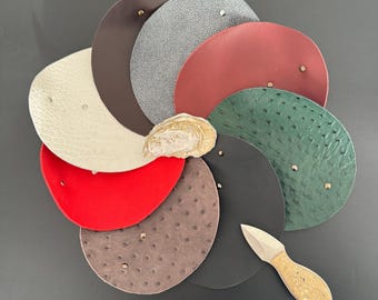 Gant à huitre - manique - cuir