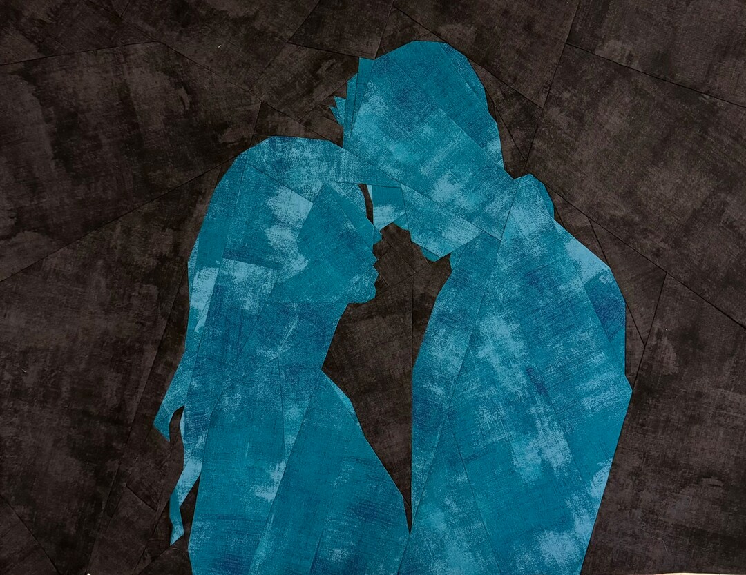 Romantic Couple Netherlands Paper Pieced Quilt Pattern Block - Etsy