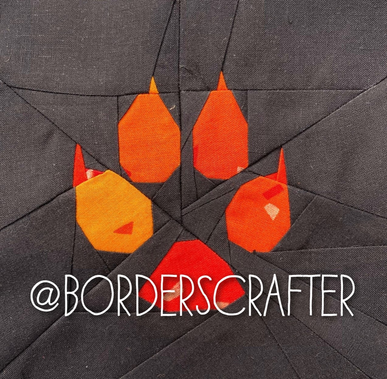 Fox Print Foundation Paper Pieced Quilt Pattern Block From the ...