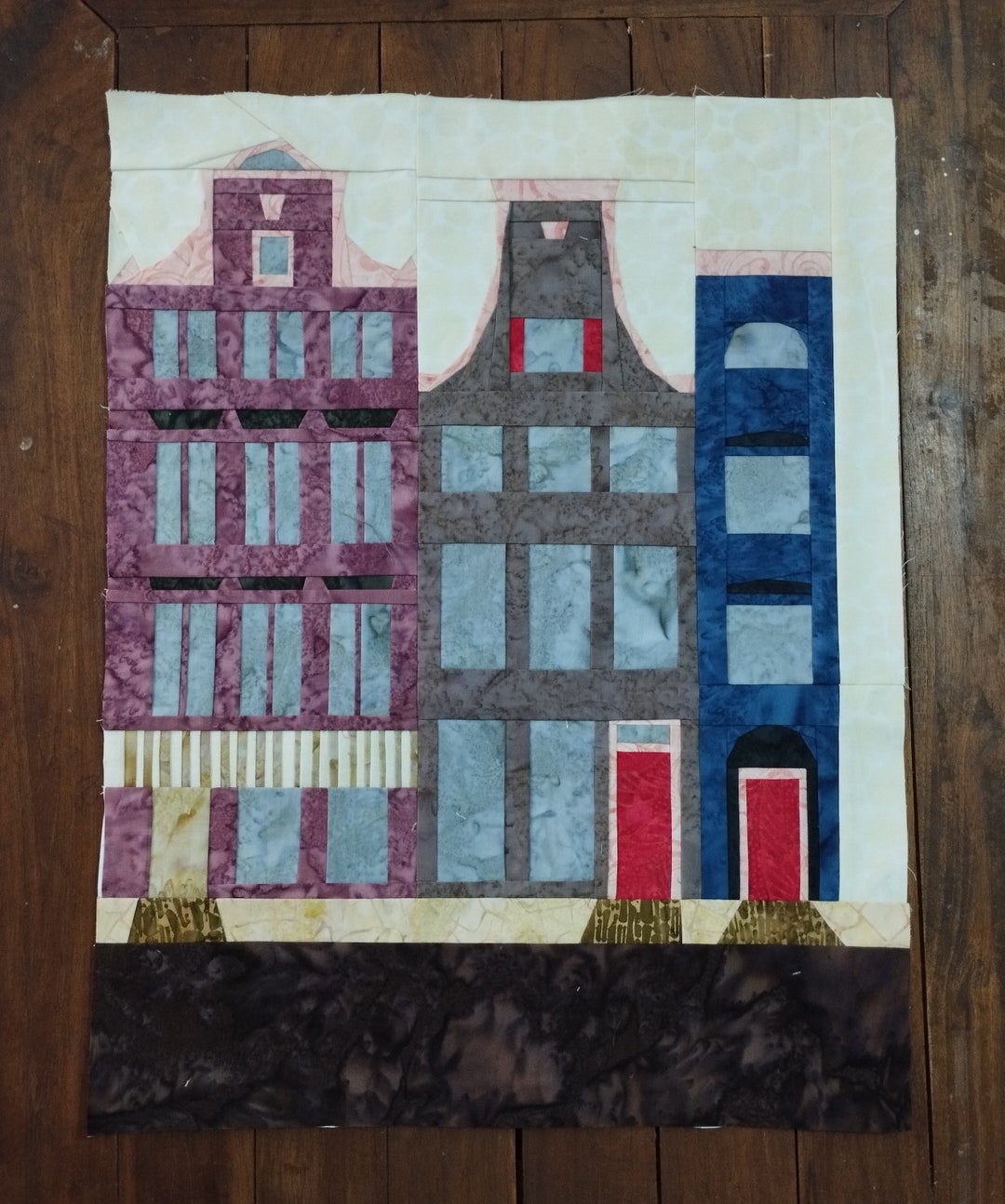 Houses No. 2 Amsterdam Netherlands Paper Pieced Quilt Pattern Etsy