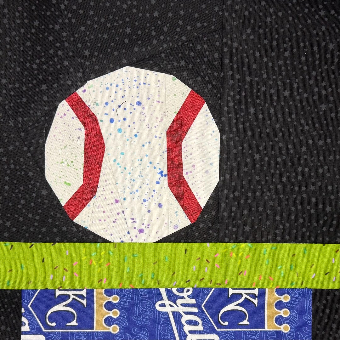 Baseball Softball Bookcase Quilt Pattern FPP 10