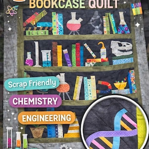 Science of Reading Quilt Bundle: 76"x82" FPP Quilt Patterns (Digital PDF)