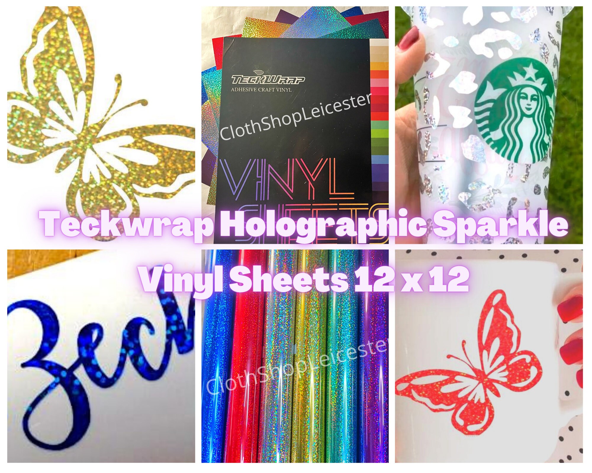 Holographic Laminate Sheet-Teckwrap – Vinyl Fun