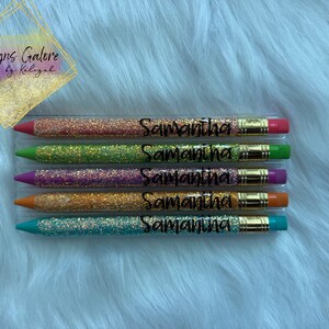 Custom Glitter Mechanical Pencil Set | Teacher Gift image 10