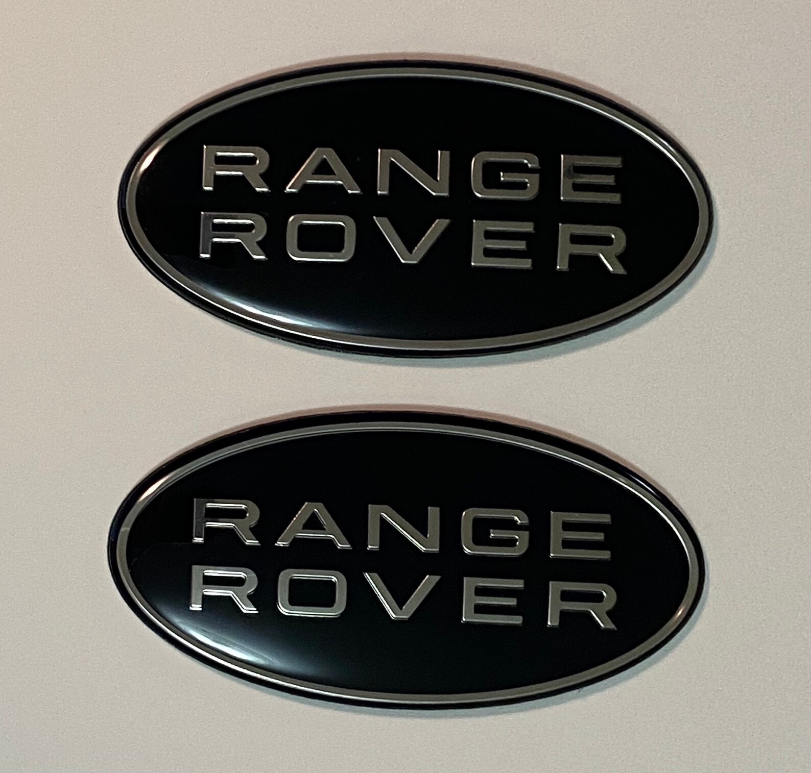 2X Black Range Rover Emblem Badge Grill Tailgate Boot Trunk Etsy