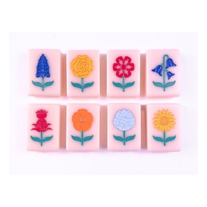 Texas Mahjong American Mah Jongg TX Mahj Tile Set Modern Colorful Creative Crack Bam Dot!