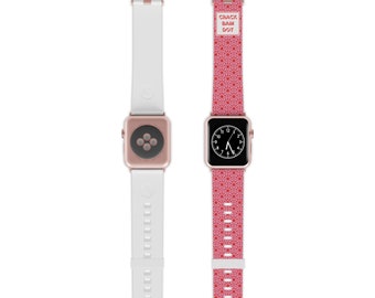 Mahjong Watch Band for Apple Watch  |  Colorful Mahjongg Pattern with "Crack Bam Dot" Graphic  |  Great Gift for Mah-Jongg Players.