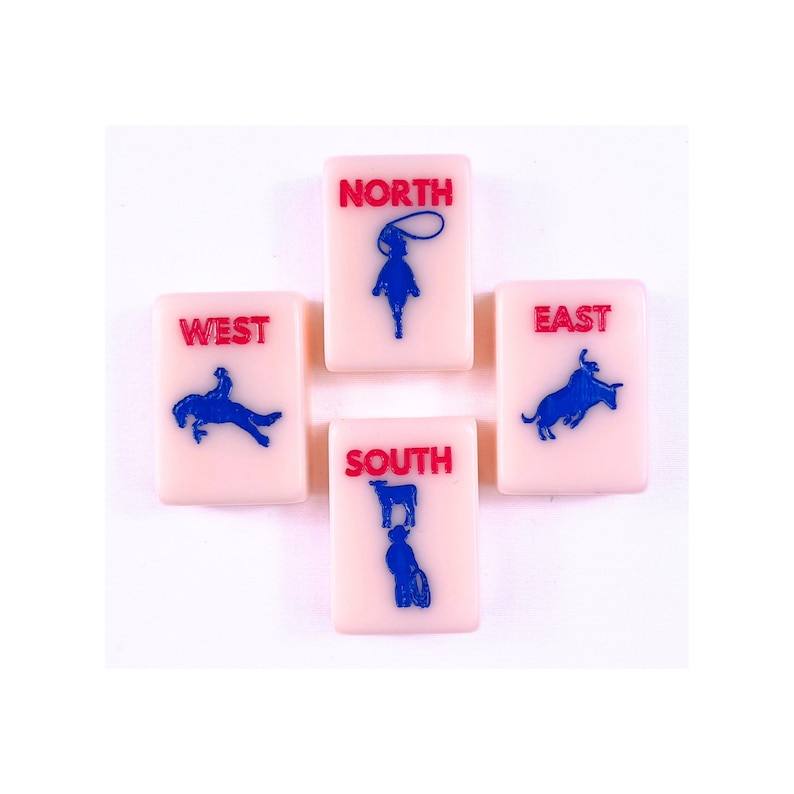 Texas Mahjong American Mah Jongg TX Mahj Tile Set Modern Colorful Creative Crack Bam Dot!