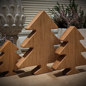 Fir trees made of solid oak | Christmas trees