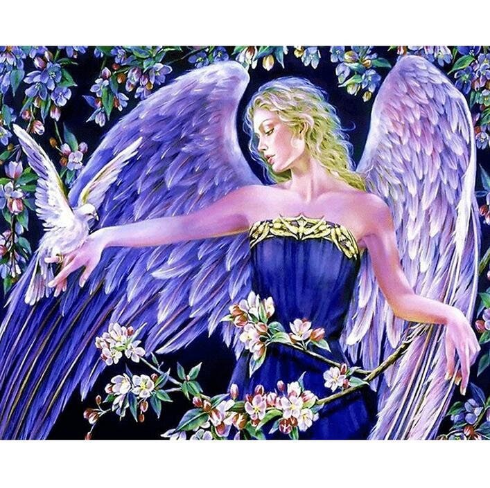 Full Round/Square Diamond painting Angel Diamond embroidery Etsy