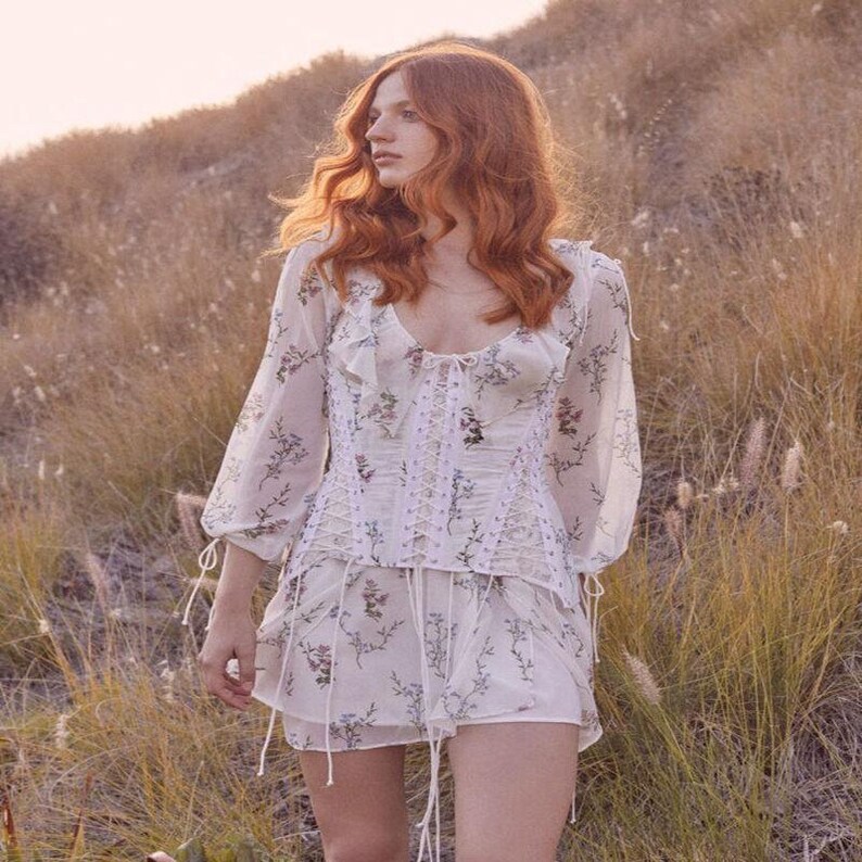 White Hippie Short Dress | Etsy