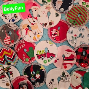 10 NEW Christmas Designs or prints Tube Covers Mic Key Button Feeding Tube Port Cover J Tube G Tube Stoma Tube Pads Drainage Pads Peg
