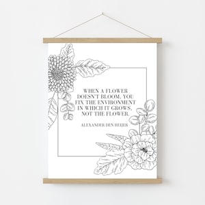 ABA | Applied Behavior Analysis Printable -When a Flower Doesn&#39;t Bloom - Alexander Den Heijer | Special Education | Instant Download