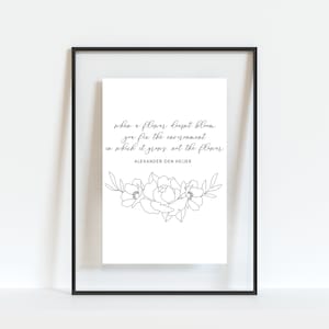 ABA | Applied Behavior Analysis Printable -When a Flower Doesn&#39;t Bloom - Alexander Den Heijer | Instant Download