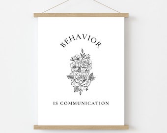 ABA | Applied Behavior Analysis | Behavior Analyst | ABA Downloadable | Behavior is Communication | Special Education | ABA therapist