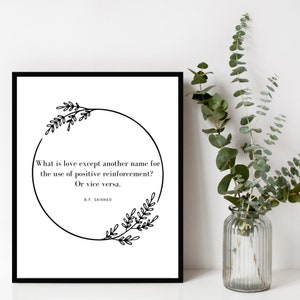 ABA | Applied Behavior Analysis Printable -Positive Reinforcement- Skinner Quote | Special Education | Instant Download
