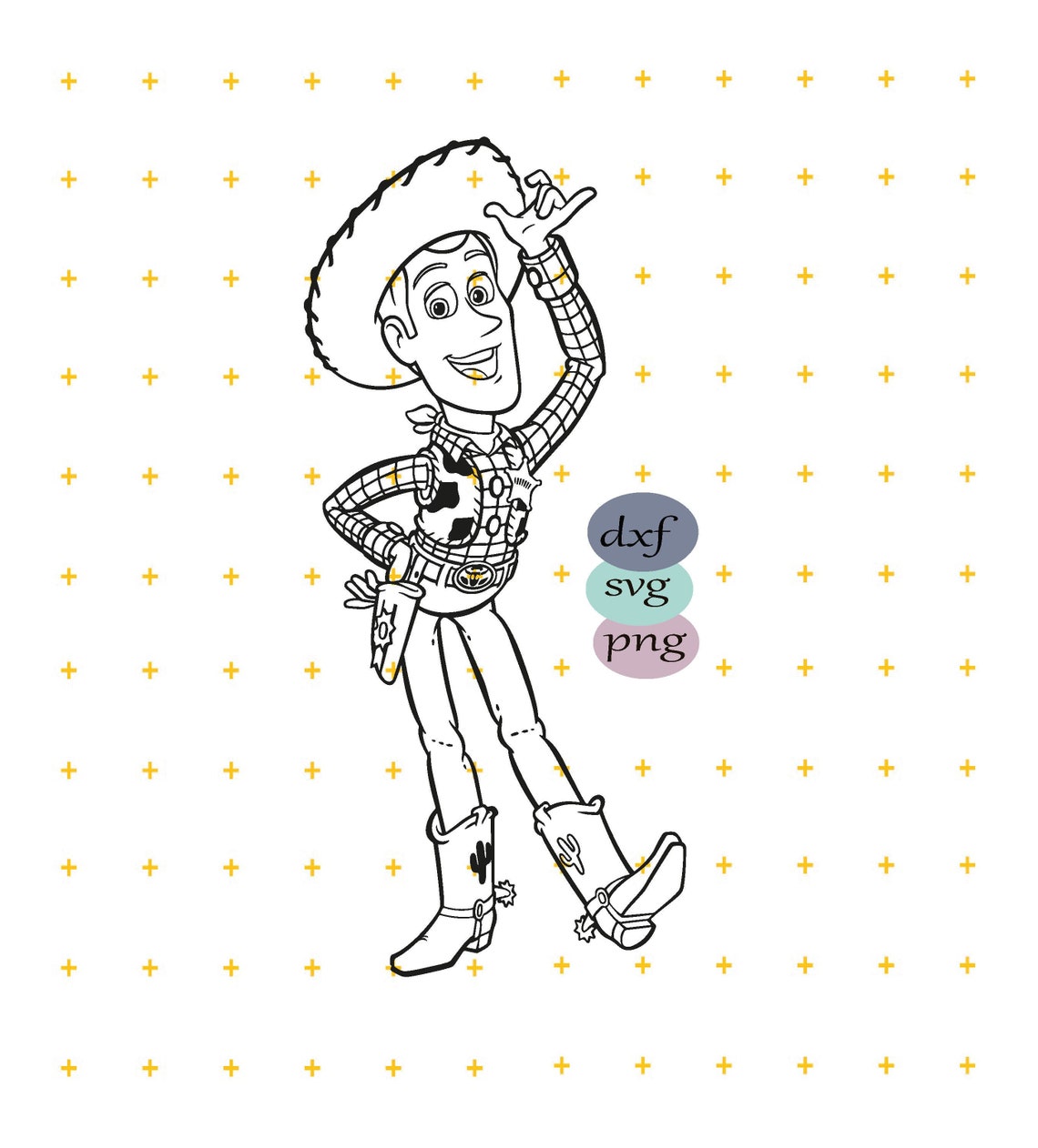 Woody svg cut file woody clipart Disney's toy story | Etsy