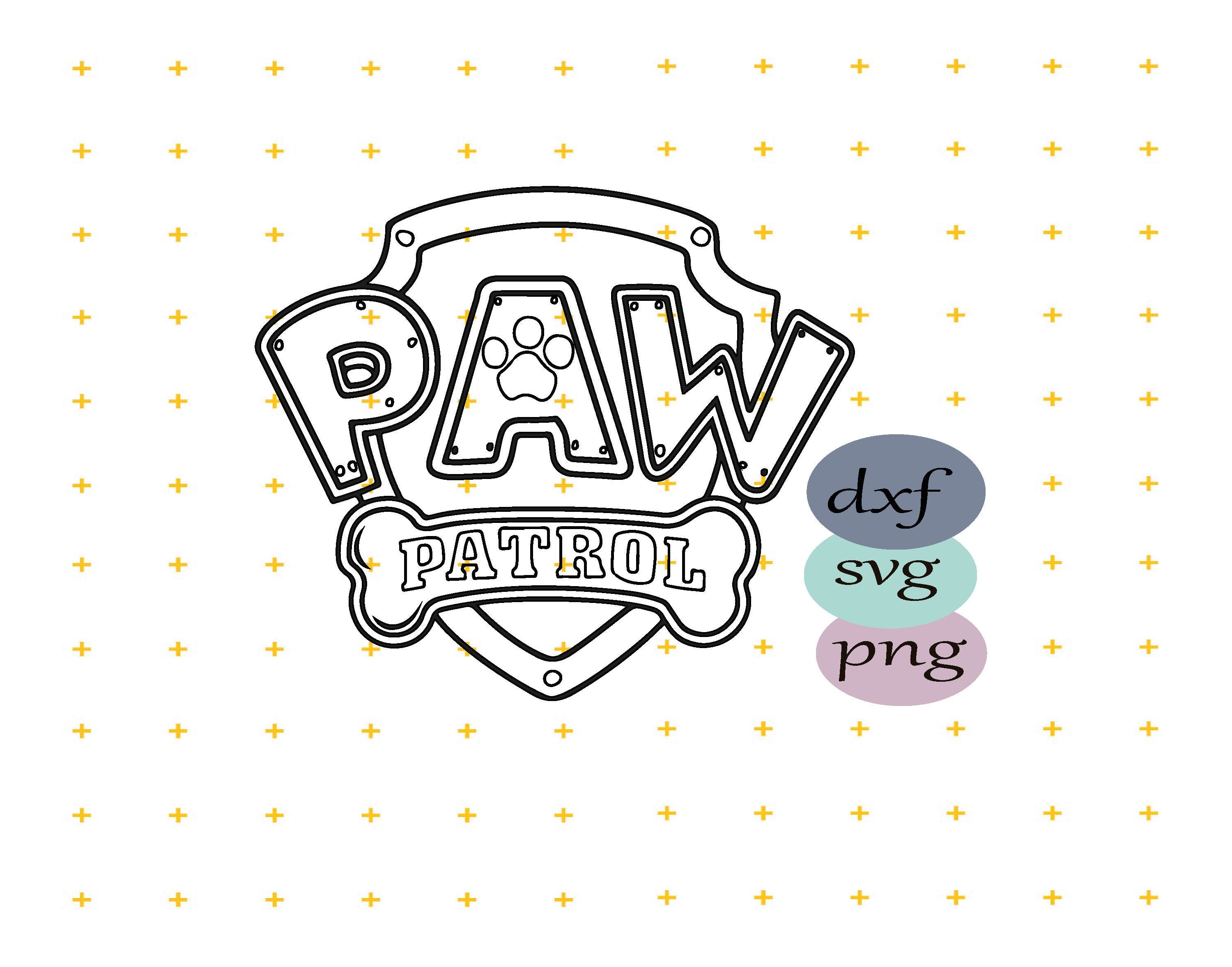 Paw patrol outline svg - bdaadv