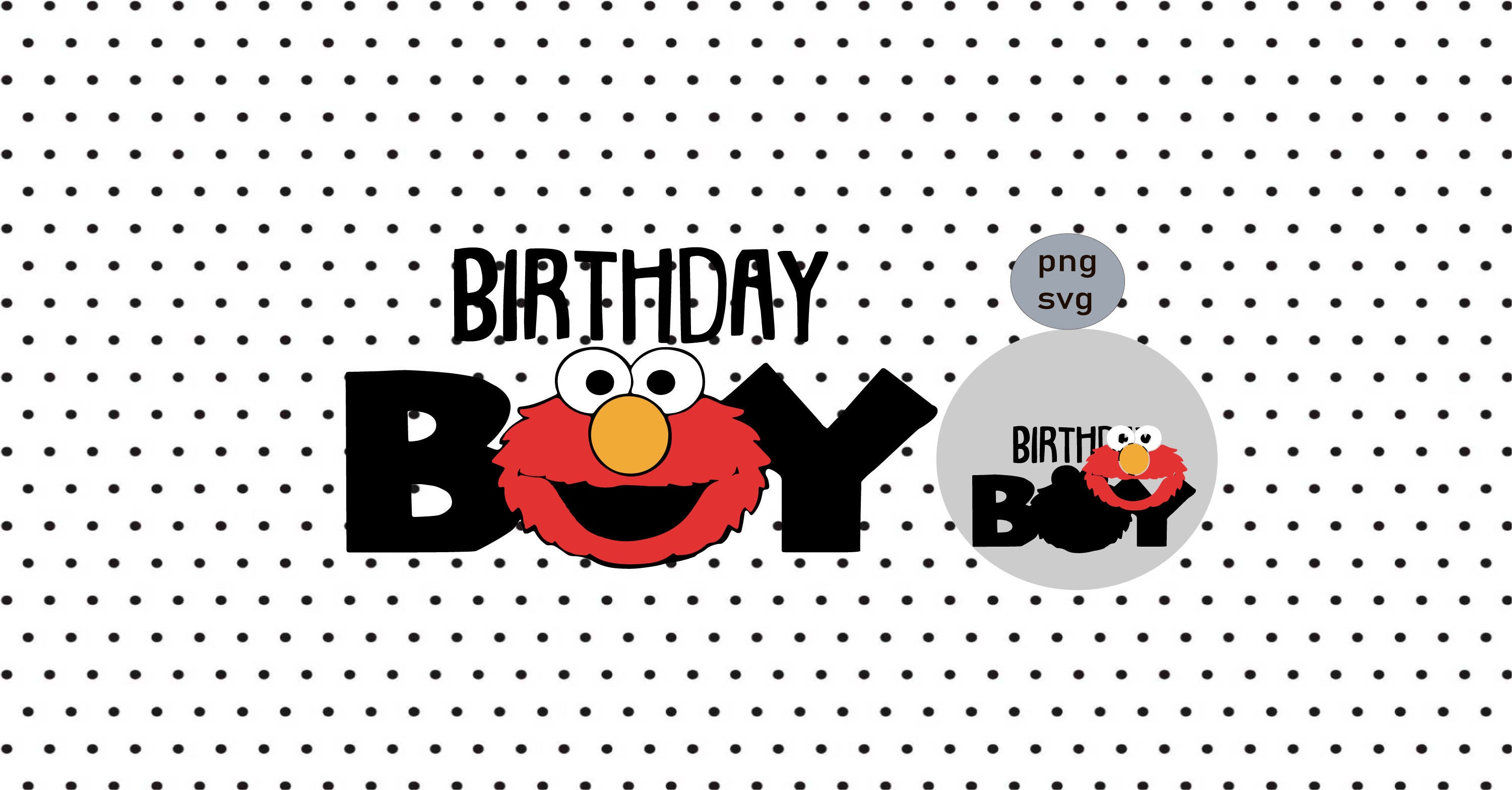 Download LAYERED Elmo Birthday Boy svg sesame street svg elmo cricut | Etsy