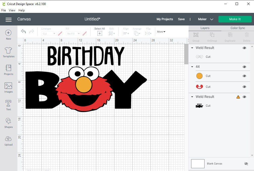 Download LAYERED Elmo Birthday Boy svg sesame street svg elmo cricut | Etsy