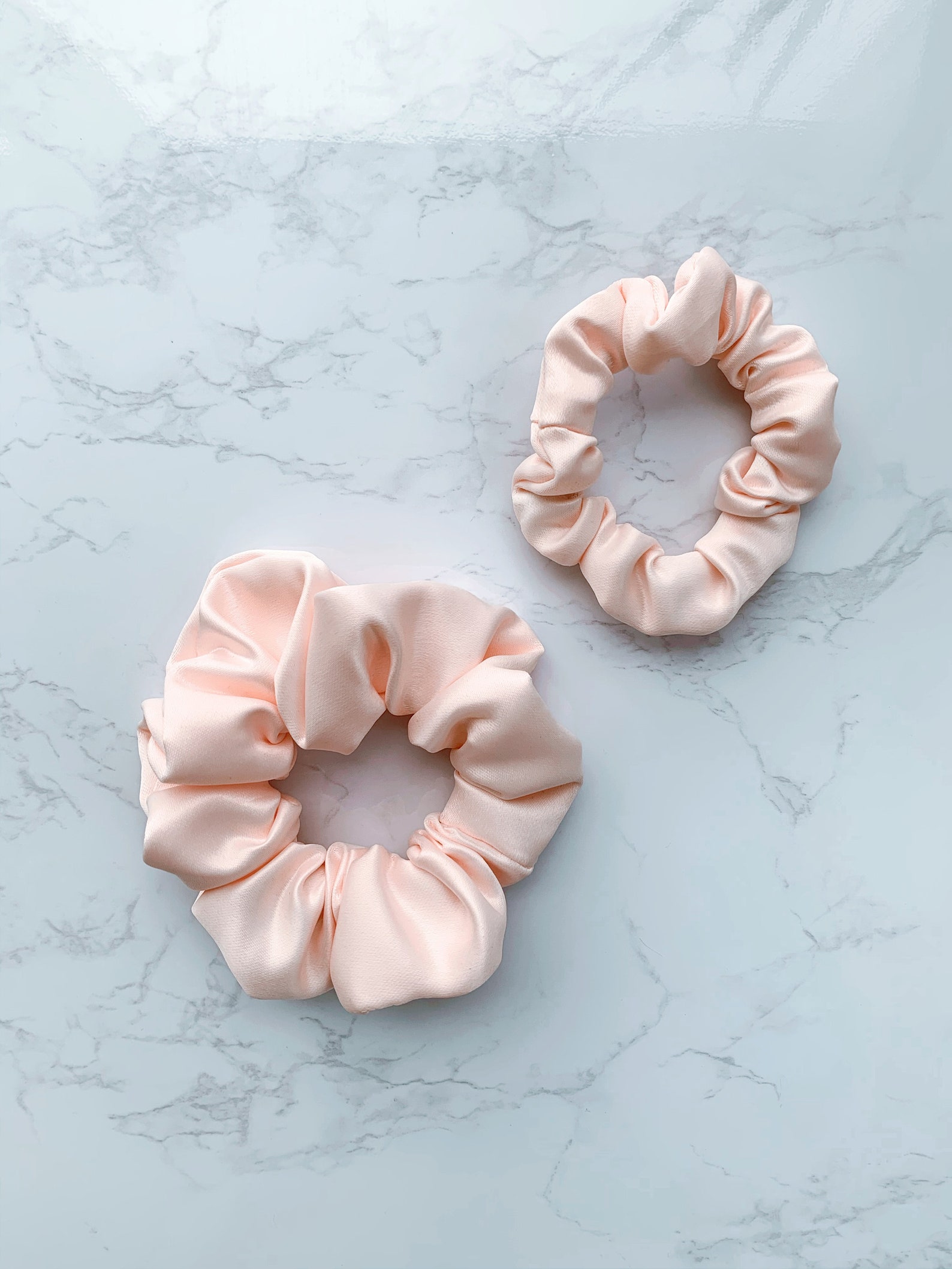 Baby Pink Scrunchie cute scrunchie fabric hair tie Etsy
