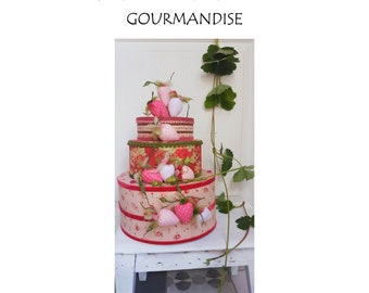 Gourmandise - Tutorial and PDF template in French